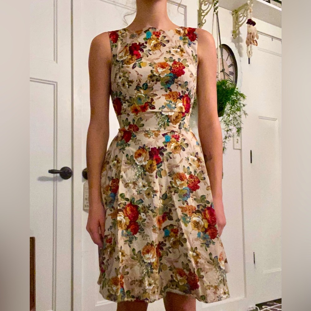 Aranee Floral Layered Dress
